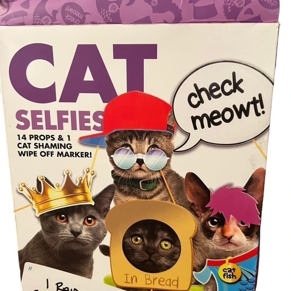 Cat Selfies Photo Prop Kit